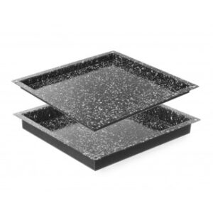 Smaltovaný plech GN 2/3 Hendi – výška 40 mm, 345x325 mm