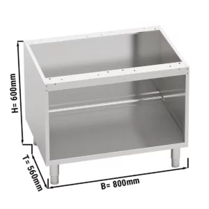 Otvorená spodná konštrukcia – 800 mm