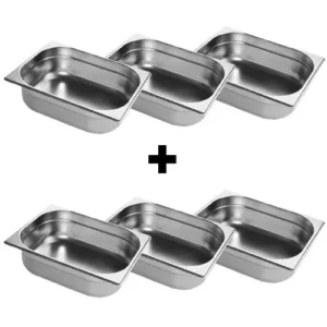 GN nádoba 1/2 – nerezová, hĺbka 100 mm