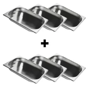 GN nádoba 1/2 – nerezová, hĺbka 20 mm