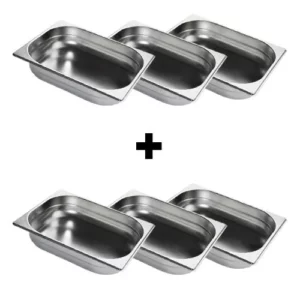 GN nádoba 1/2 – nerezová, hĺbka 65 mm