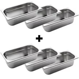 GN nádoba 1/3 z nerezu – hĺbka 100 mm