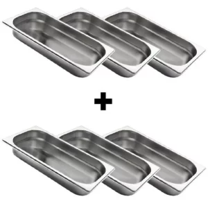 GN nádoba 1/3 z nerezu – hĺbka 40 mm