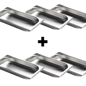 GN nádoba 1/4 z nerezu – hĺbka 20 mm