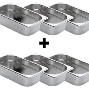 Nerezová GN nádoba 1/4 – hĺbka: 65 mm