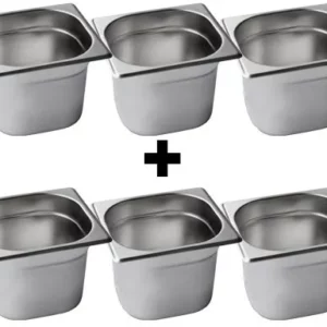 GN nádoba 1/6 z nerezu – hĺbka 150 mm