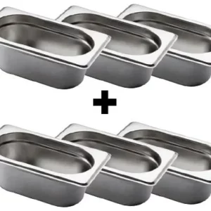 GN nádoba 1/9 z nerezu – hĺbka 65 mm