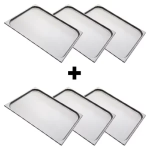 Nerezová GN nádoba 2/1 – výška: 20 mm