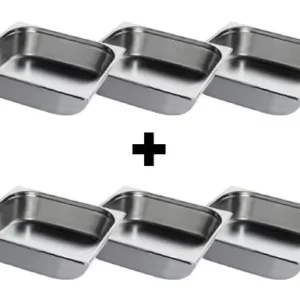 GN nádoba 2/3 z nerezu – hĺbka 100 mm