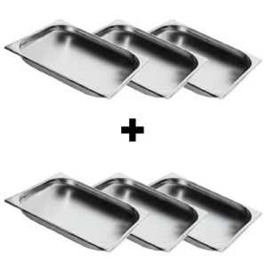 Nerezová GN nádoba 2/3 hĺbka 40 mm