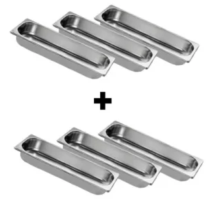 Nerezová GN nádoba 2/4 - hĺbka 65 mm