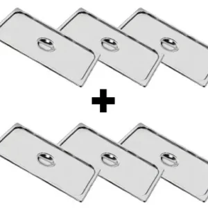 Nerezové GN veko 1/1 – s priehlbinou na lyžicu