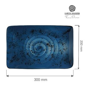 Obdĺžnikový tanier Iris – moderný štýl 300×200 mm