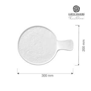 Nordic tanier s rúčkou – 300×220×30 mm