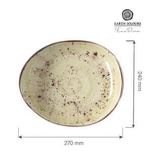 Prezentačný tanier Oliva – asymetrický tvar 240×270 mm