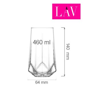 Pohár Valeria long drink – 460 ml