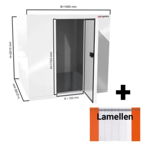 Mraziaci box - 1,5 x 2,1 m - výška: 2,01 m - 4,2 m3