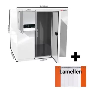 Mrazniaca komora – 1800×1500 mm, 3,47 m³, so jednotkou