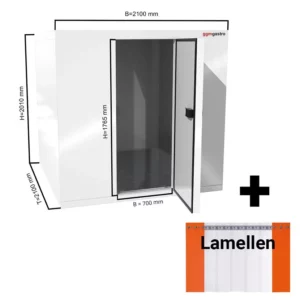 Mraziaci box - 2,1 x 2,1 m - výška: 2,01 m - 6,1 m3