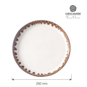 Vanilková servírovacia misa – okrúhly tvar, 250 mm