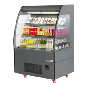 Police na chladenie na stenu - otvorené