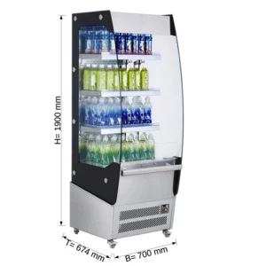 LED chladniaca polica – 700 mm, 3 police