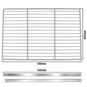 Medzipolica pre pivné pulty - vrát. koľajnice