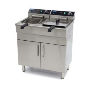 Maxima elektrická fritéza, 2x 16 l, 230 V, s podestavbou (09365158)