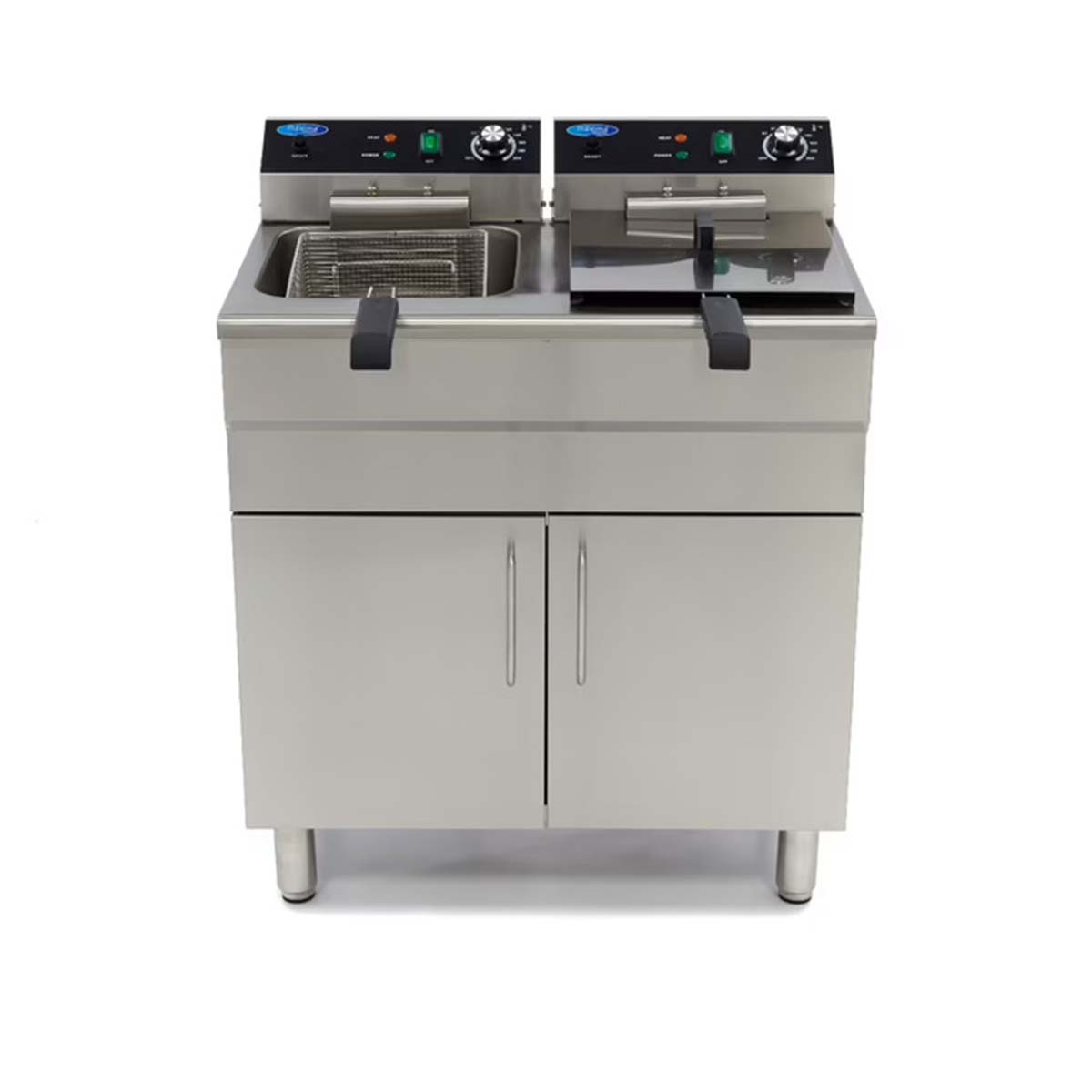 Maxima elektrická fritéza, 2x 16 l, 230 V, s podestavbou (09365158) – Obrázok 3