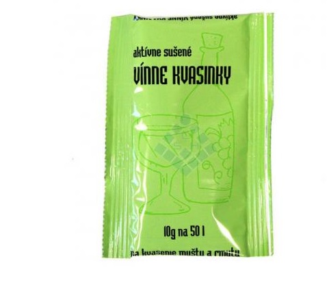 Vínne kvasinky - univerzálne, 10 g na 50 l