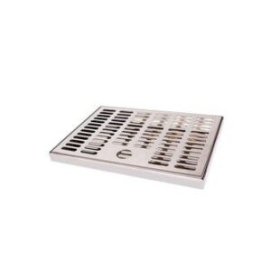 Odkvapová miska na nápoje – Lindr, nerezová oceľ, kompatibilná s modelmi Kontakt 40, rozmery 210 x 150 x 20 mm