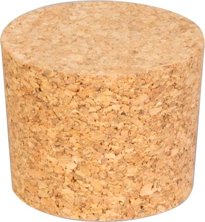 Korková kónická zátka Strend Pro — na 5 až 34 l demižón, 35 x 45/40 mm