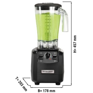 Vysokovýkonný barový mixér – HAMILTON BEACH, model HBH550 - FURY, objem 1,8 litra, výkon 1,2 kW