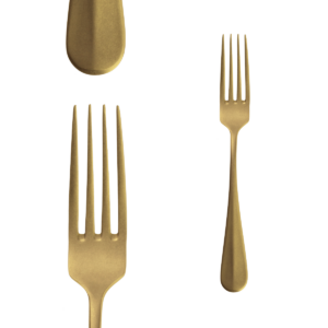 Príbor – zlatá dezertná vidlička, 170 mm, 1 ks