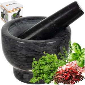 Žulový mažiar s tĺčikom- Ruhhy 24576, 12,5 cm, sivý