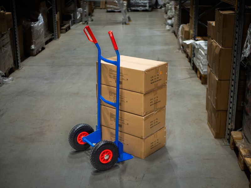 Skladacia rudľa – prepravný vozík Strend Pro, na vrecia, max. 200 kg – Obrázok 5