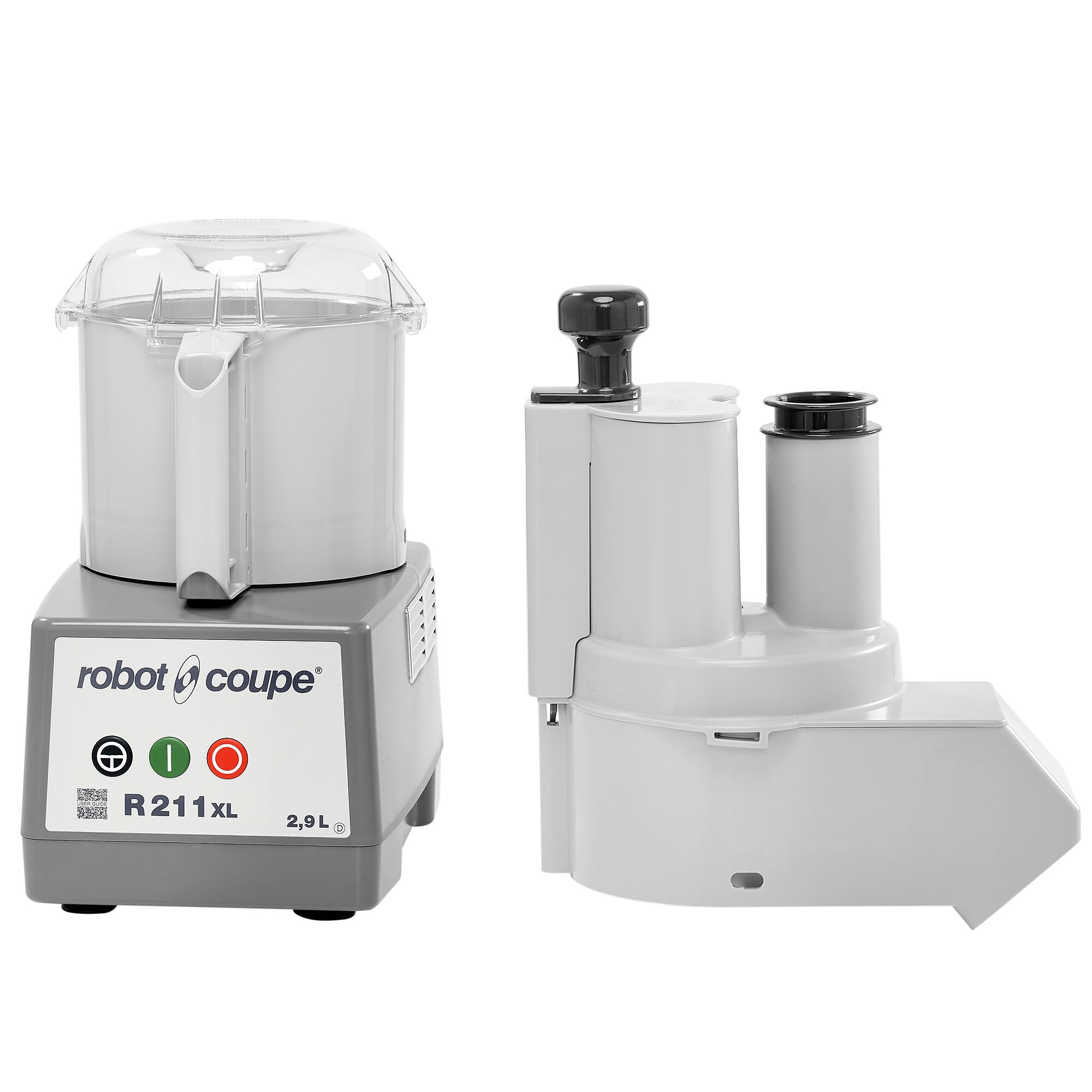 Univerzálny kuchynský robot ROBOT COUPE R 211 XL – krájač zeleniny, rezačka, 2,9 litra, 550 wattov, 1500 ot./min., bočné vyhadzovanie – Obrázok 2