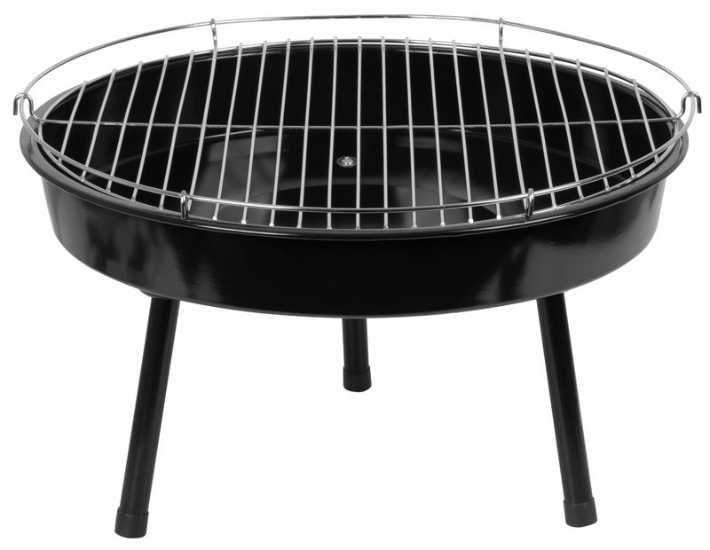 Gril na uhlie – Strend Pro Bavarian, BBQ, na drevené uhlie, nastaviteľná grilovacia výška 320-660/1500 mm – Obrázok 2