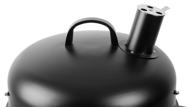Gril na uhlie – 3v1 (grilovanie, údenie a vodné údenie), Strend Pro Smoker, BBQ, na drevené uhlie, 440x780 mm – Obrázok 2