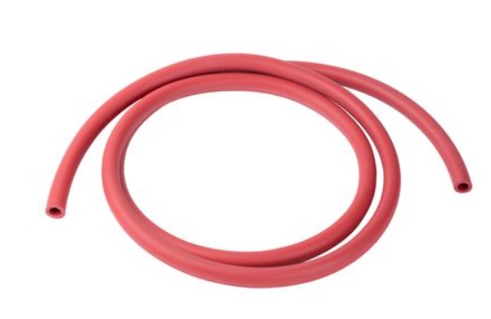 Potravinárska hadica na víno - priemer 12/8 mm, dĺžka 150 cm, celogumová, červená