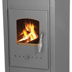Výkonné krbové kachle Thalia Nera Plus — výška 98 cm, 5,4 kW