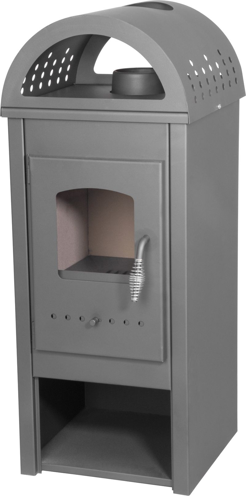 Výkonné krbové kachle Thalia Nera Plus — výška 98 cm, 5,4 kW – Obrázok 5