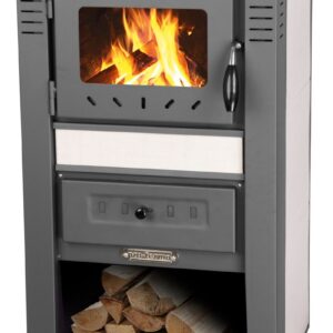 Keramické krbové kachle Nova Ceramic — biele, dymovod 120 mm, 7,5 kW