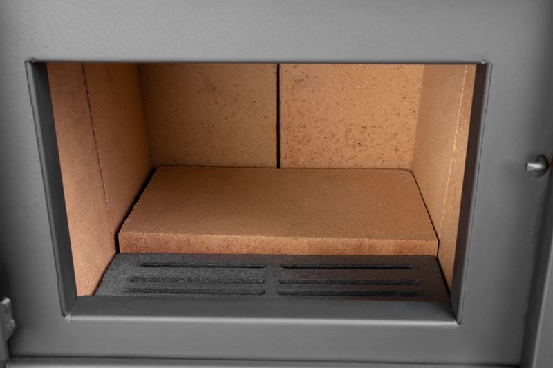 Keramické krbové kachle Nova Ceramic — biele, dymovod 120 mm, 7,5 kW – Obrázok 2