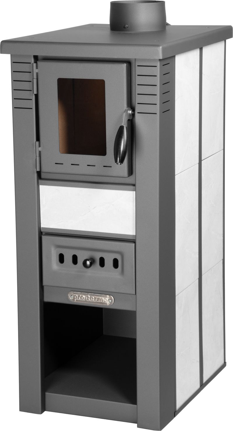 Keramické krbové kachle Pro LAVA Ceramic — biele, dymovod 120 mm, 6,5 kW – Obrázok 6