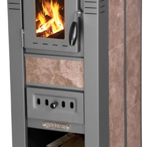 Keramické krbové kachle Pro LAVA Ceramic — mocca, dymovod 120 mm, 6,5 kW