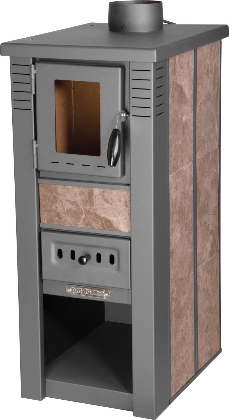 Keramické krbové kachle Pro LAVA Ceramic — mocca, dymovod 120 mm, 6,5 kW – Obrázok 5