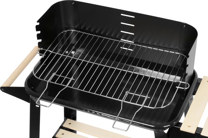 Gril na uhlie – Strend Pro Granada, BBQ, na drevené uhlie, 83,5x45x87 cm – Obrázok 8
