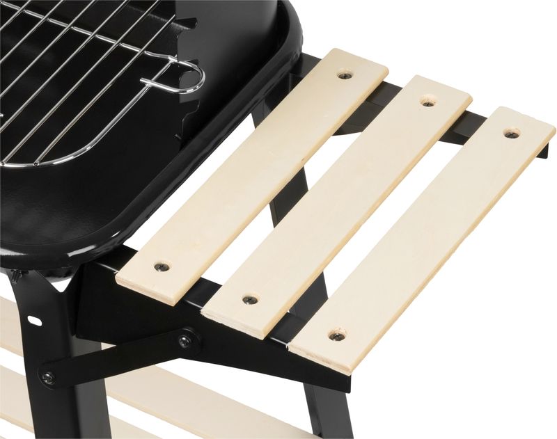 Gril na uhlie – Strend Pro Granada, BBQ, na drevené uhlie, 83,5x45x87 cm – Obrázok 7