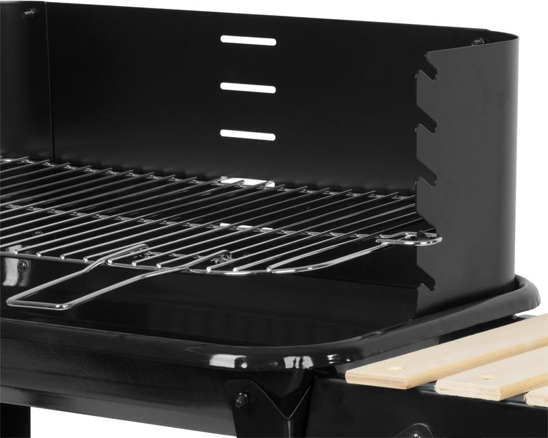 Gril na uhlie – Strend Pro Granada, BBQ, na drevené uhlie, 83,5x45x87 cm – Obrázok 5
